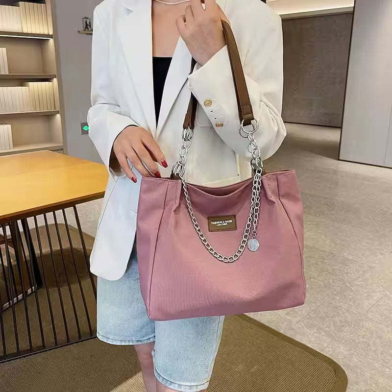 Tote Bag Fashion Chain One Shoulder - Additional View 3