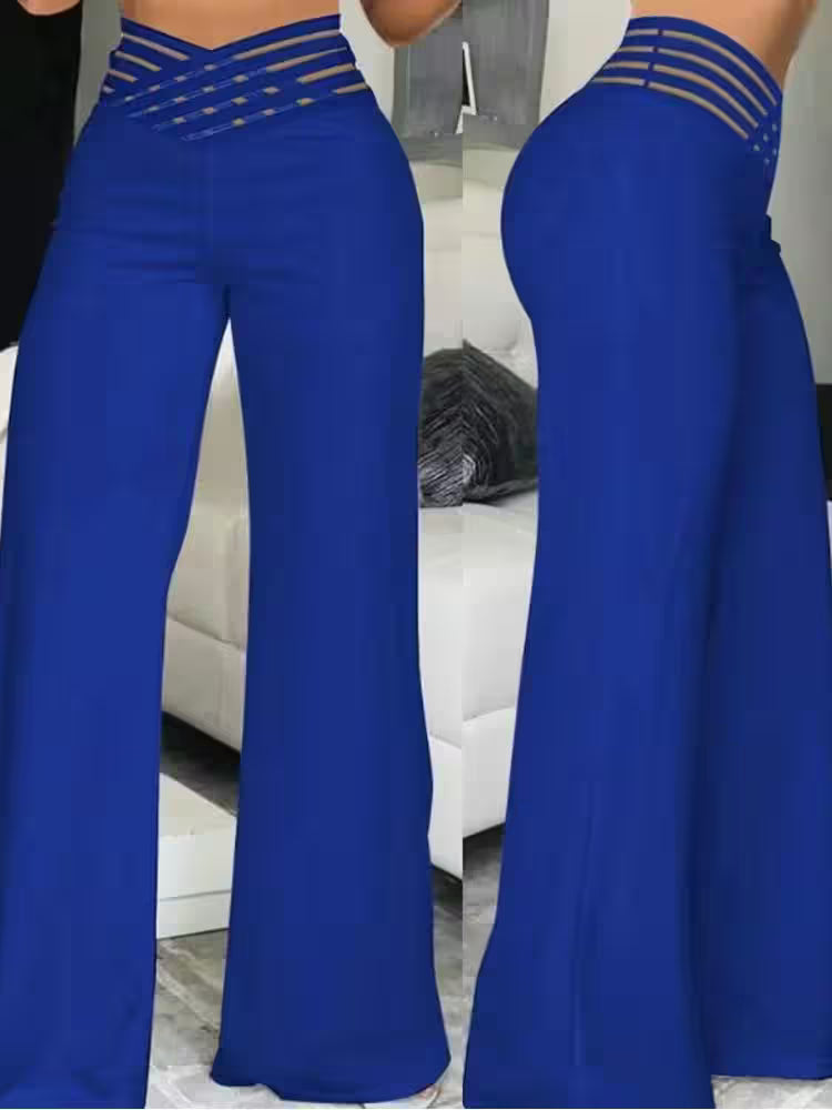 Pants Autumn Casual Crisscross Streetwear Elegant - Additional View 5