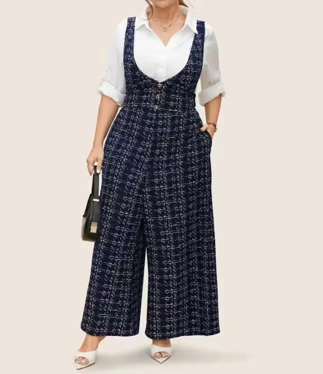 Plus Size Clothing Large Plaid Cross Back - Additional View 8