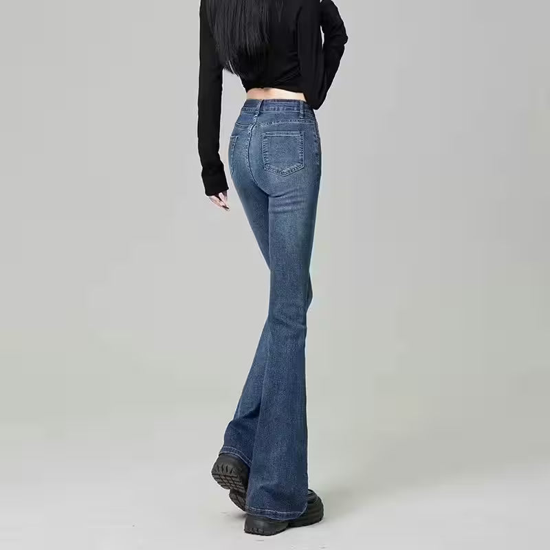 Flare Jeans Fashion Light Blue, Black - Additional View 6