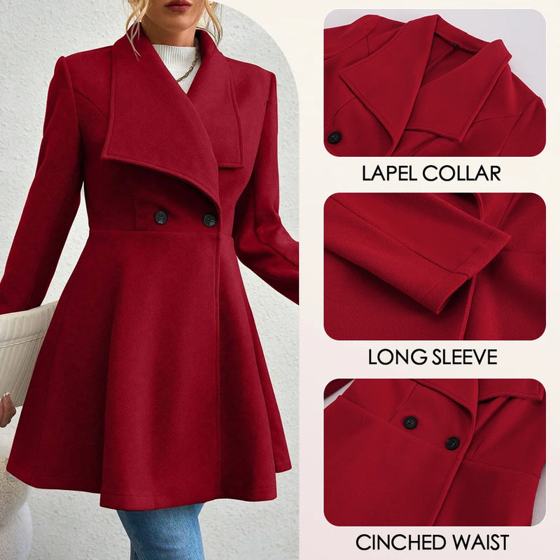 Coats Casual Elegant