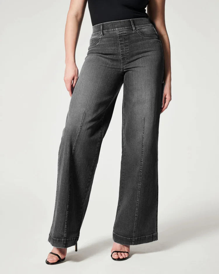 High Stretch Elastic Waist Jeans - Additional View 3