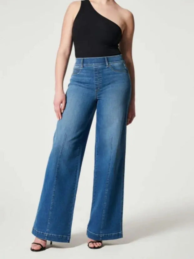 High Stretch Elastic Waist Jeans - Additional View 5
