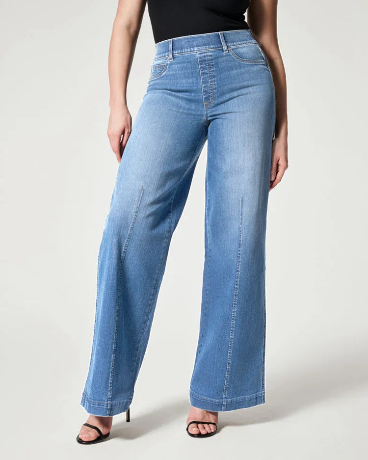 High Stretch Elastic Waist Jeans