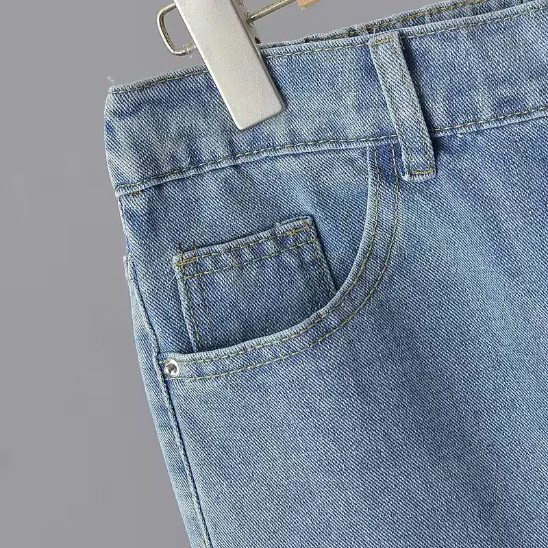 Plus Size Distressed Jeans Skinny Streetwear - Additional View 4