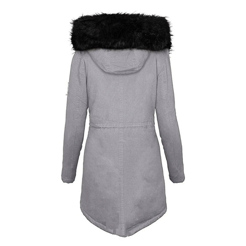 Fashion Jacket Velvet Parka Winter