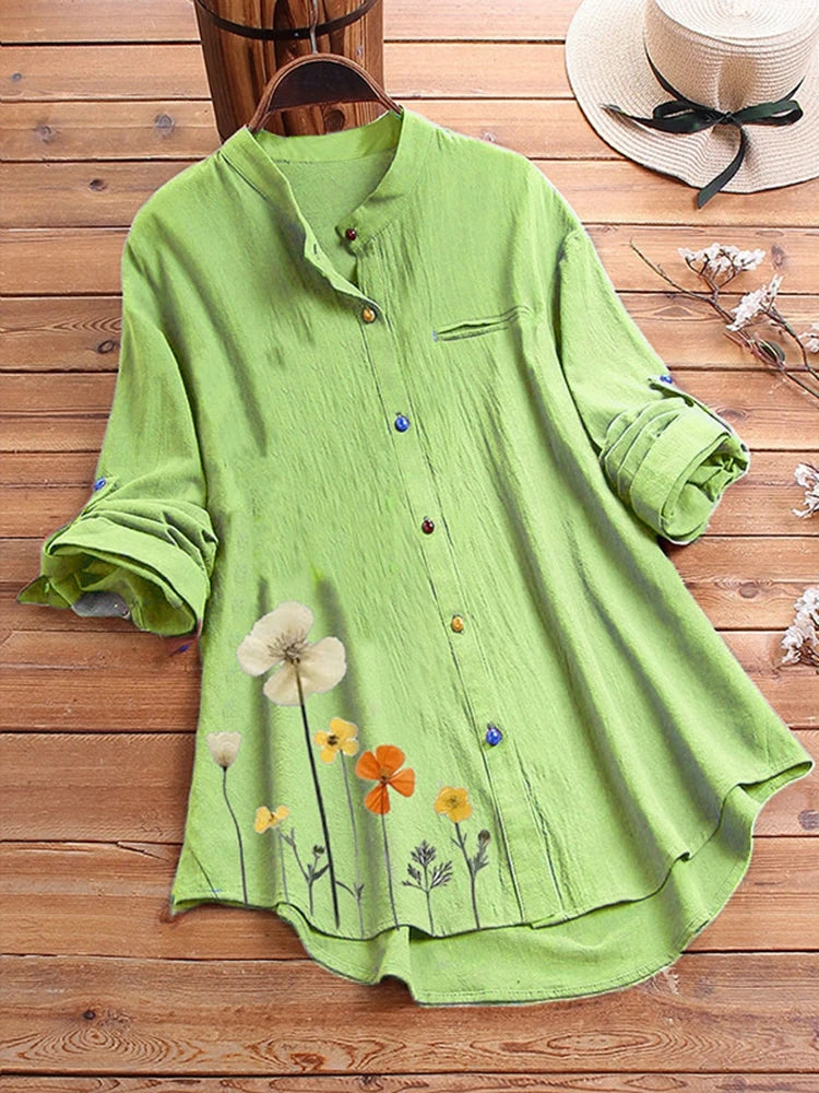 Casual Shirt, Color Button, Large Size, Fashion, 4XL,-7XL