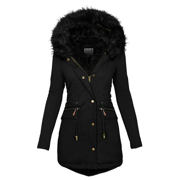 Fashion Jacket Velvet Parka Winter