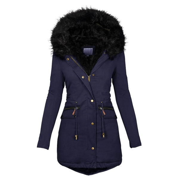 Fashion Jacket Velvet Parka Winter