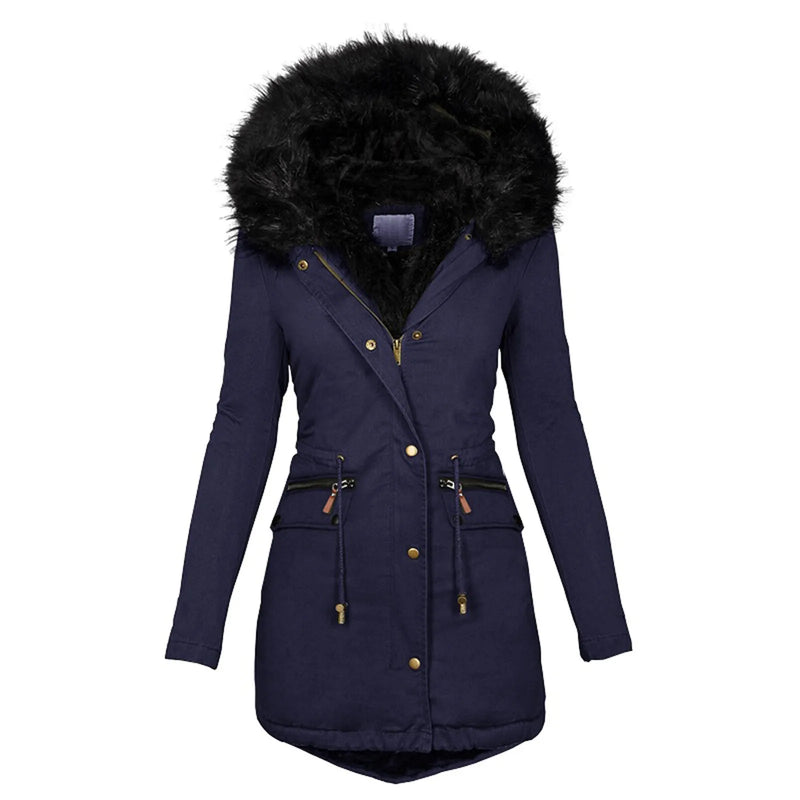 Fashion Jacket Velvet Parka Winter