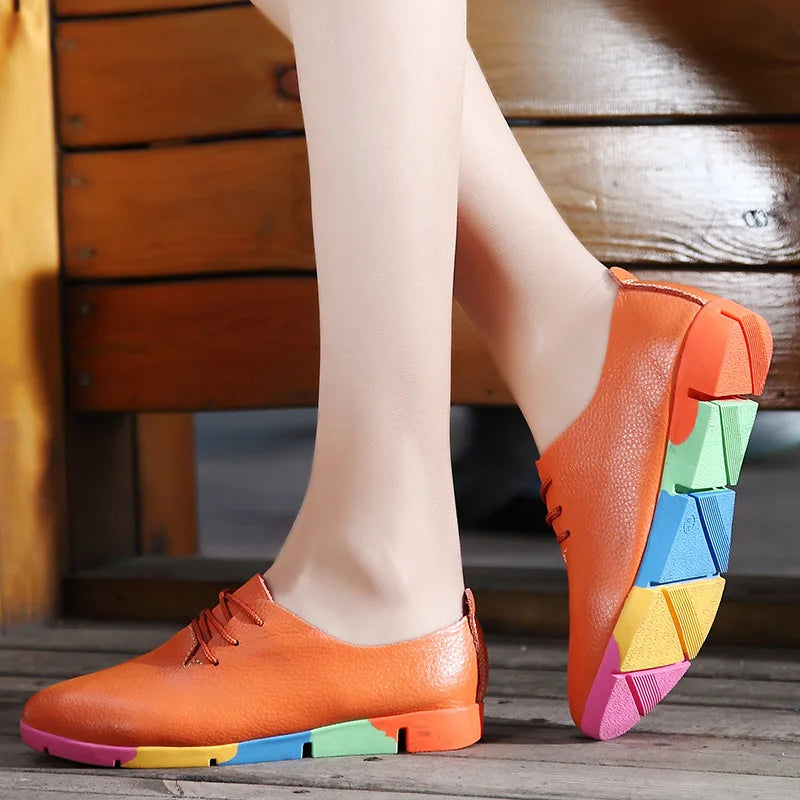 soft leather flats