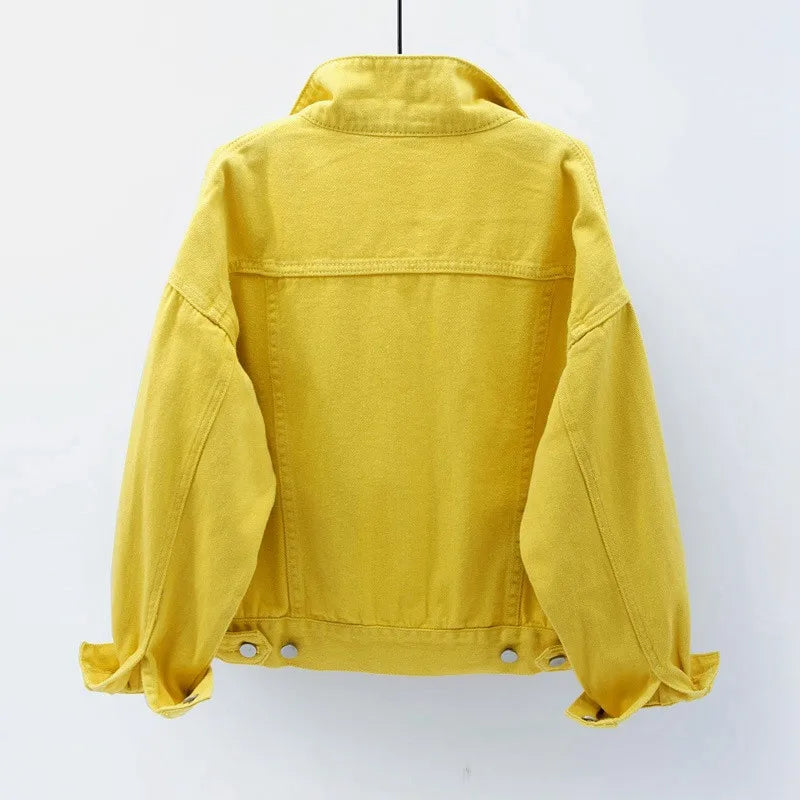 Coat Pink Jean Casual Tops