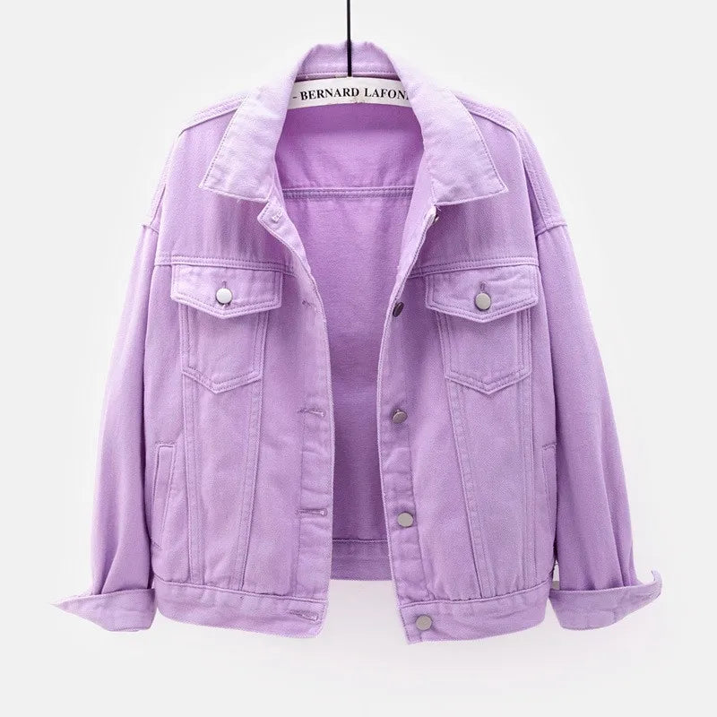 Coat Pink Jean Casual Tops