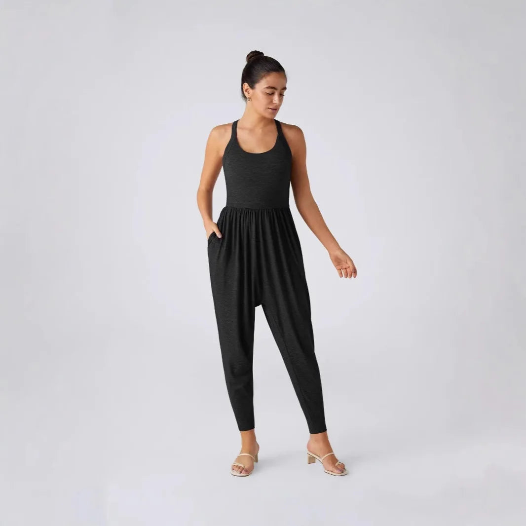 Elegant High Waist Romper for Casual Chic Style