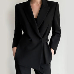 Long Sleeve Shawl Collar Office Lady Blazers