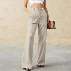 Pants All Season Skinny Fit Simple