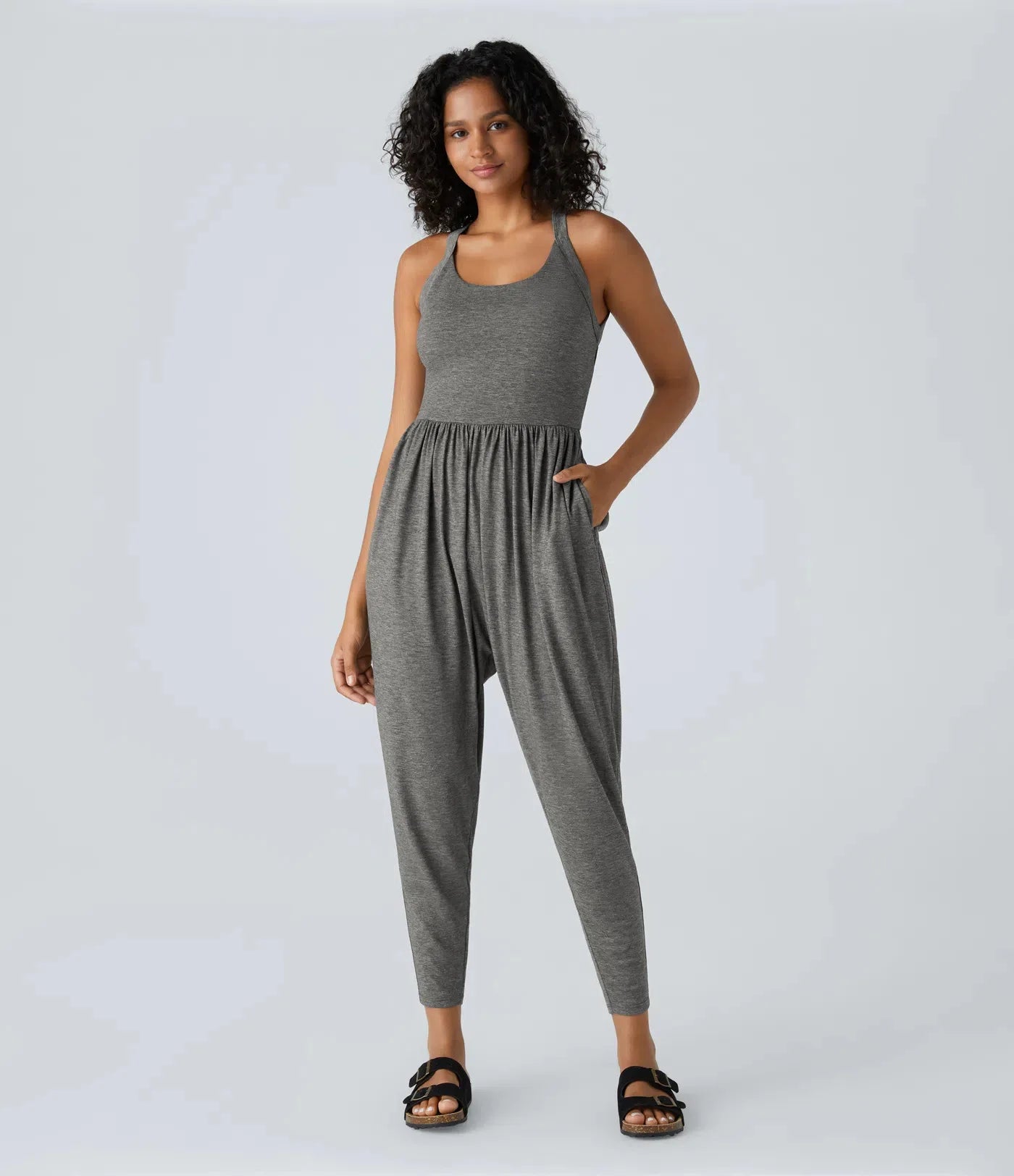 Elegant High Waist Romper for Casual Chic Style
