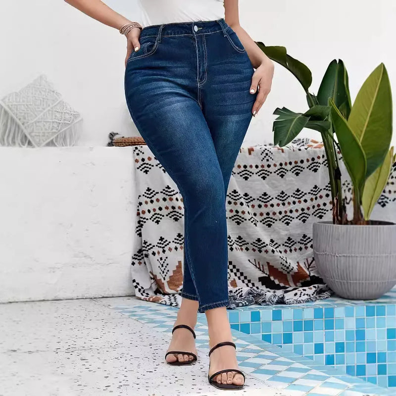 Jeans Casual Versatile Plus Size & Extra Large