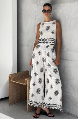 Set Casual Printed Street Style