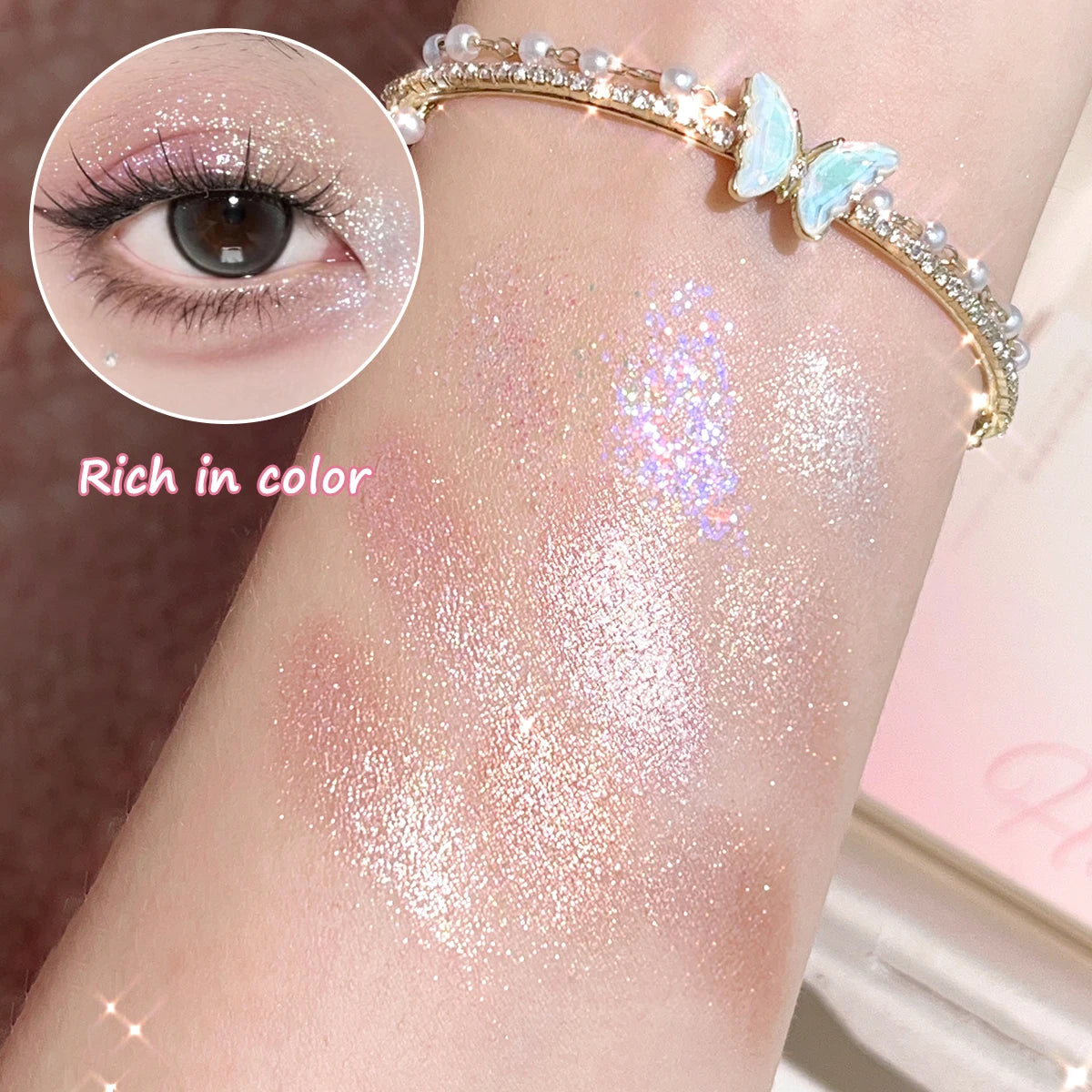 Make-up Lidschatten Glitzer