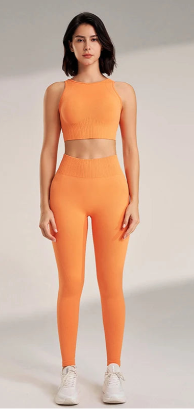 Set Leggings Fitness Exercise Clothing