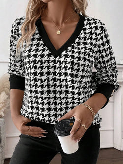 Minimalist Casual Long Sleeved T-shirt Tops