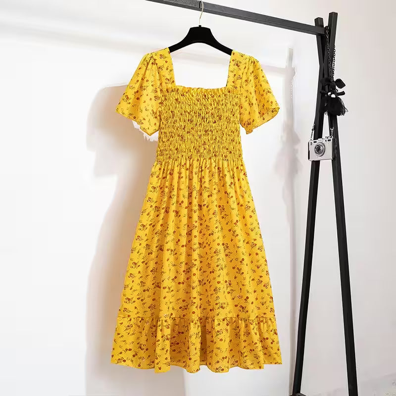 Spring Summer Chiffon Dress Midi Dresses - Additional View 9