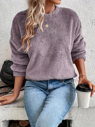 Pullover Casual Double-sided Velvet Loose Sweater