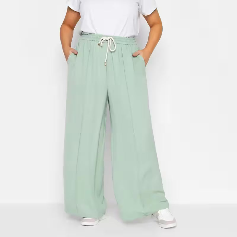 Plus Size Elastic Waist Elegant Straight 4XL 5XL - Additional View 4