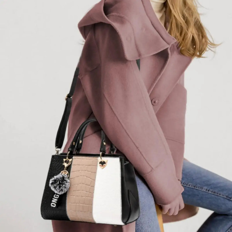 Stone Simple Handbag Large Shoulder