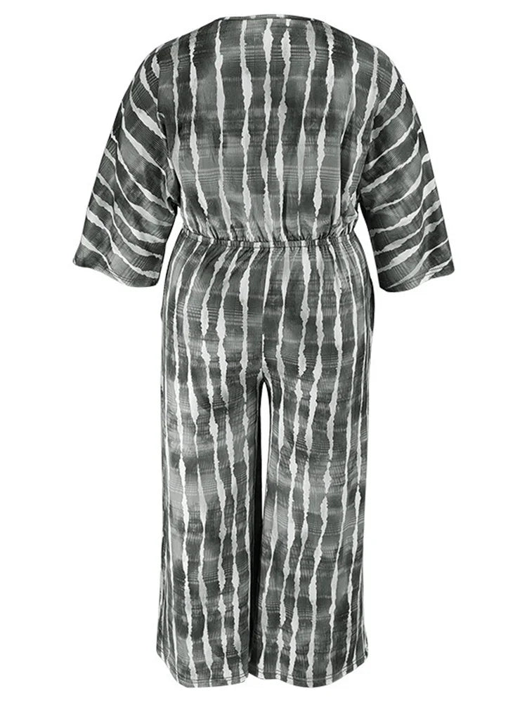Plus Size Jumpsuits One Piece Outfits Printed