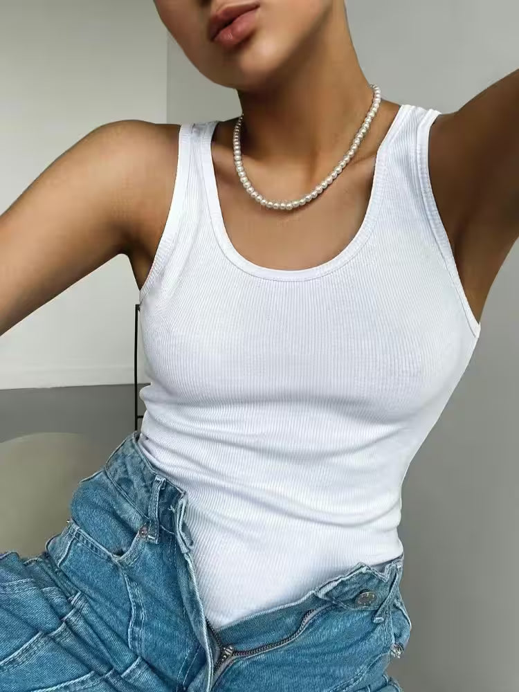 Tops - Tops Summer O Neck Tanks & Camis
