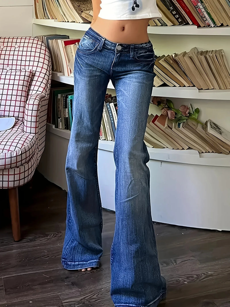 trendy high waist Slimming jeans