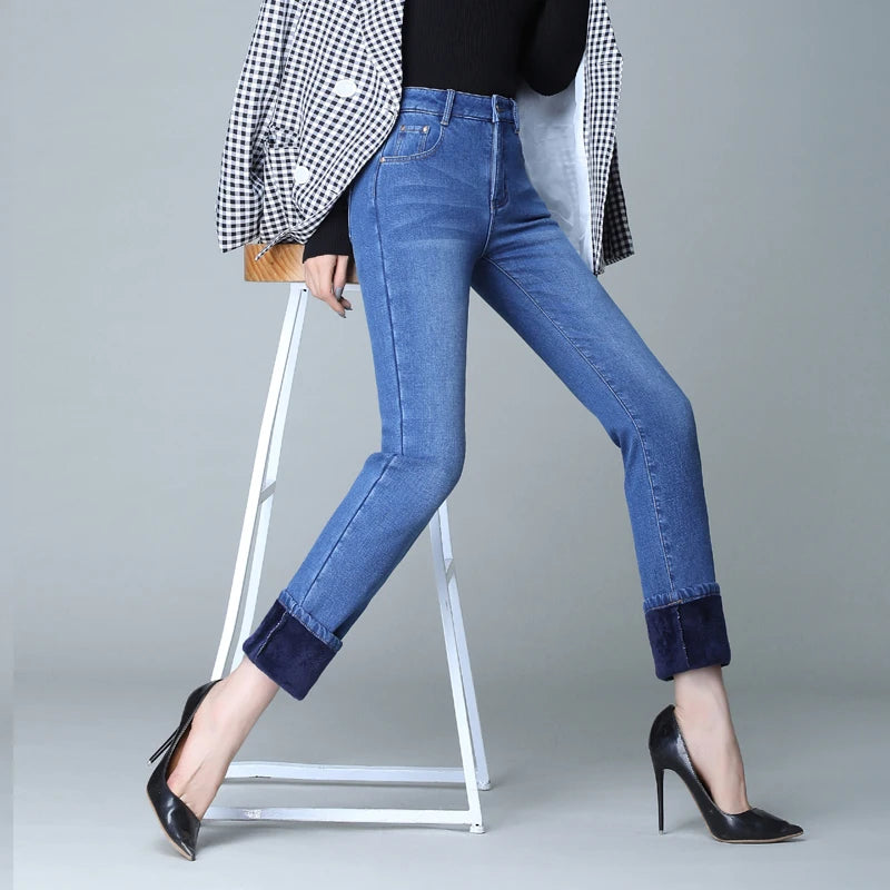Slim Pencil Jeans Winter