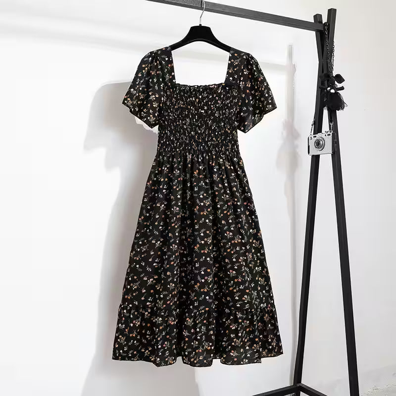 Spring Summer Chiffon Dress Midi Dresses - Additional View 8
