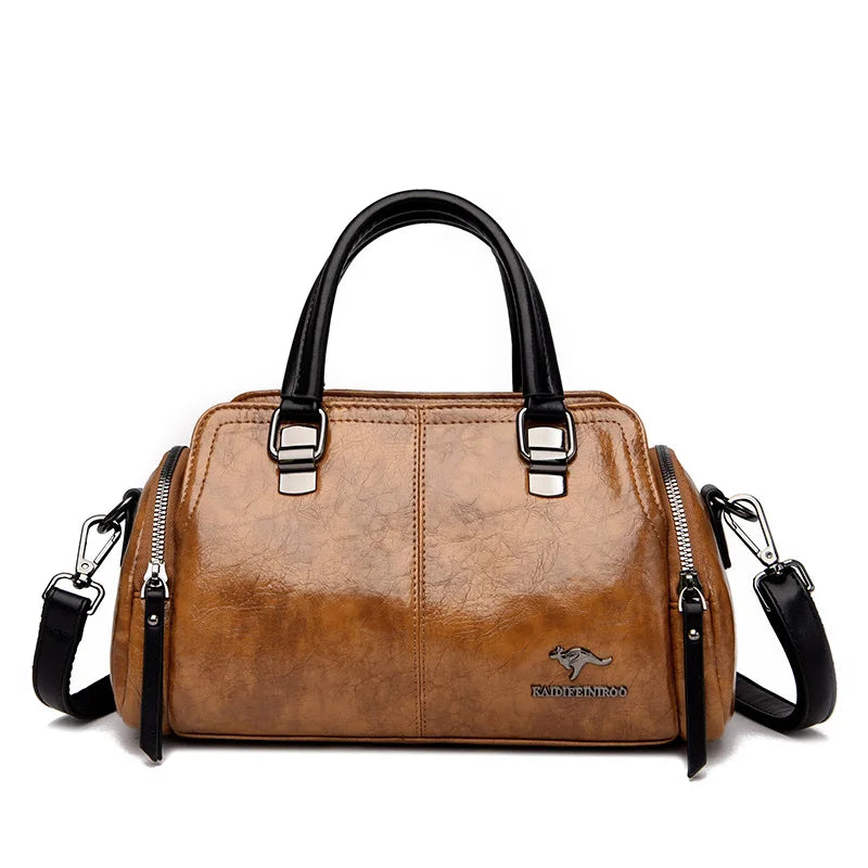 Casual Tote Bag High Quality Soft Leather