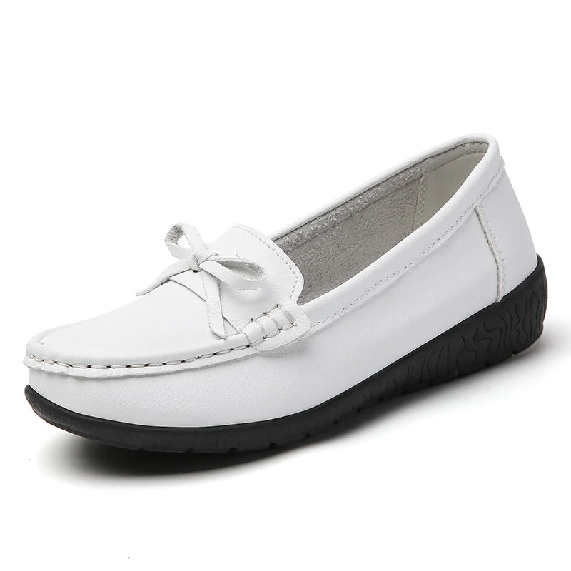 Flats Designer Moccasins Casual Shoes Female Plus Size