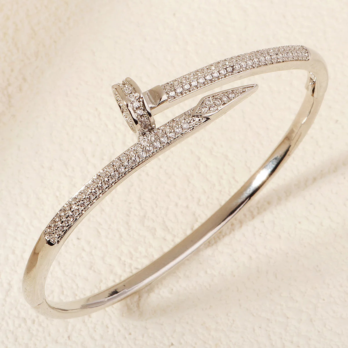 Female Brand Nail Trendy Bracelet Zircon Screw - Additional View 8