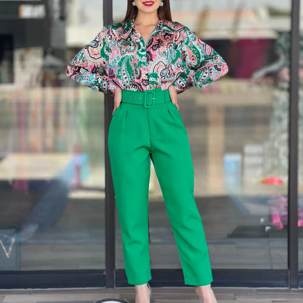 Elegant Commuter Two  Piece Set 2025 Fashion