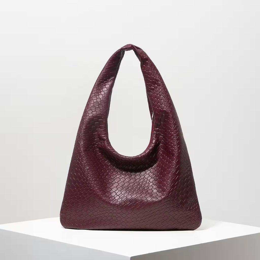 Leather Shoulder Bag - Leather Shoulder Bag