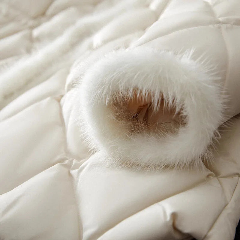 Winter Padded  Long Down Cotton Coat