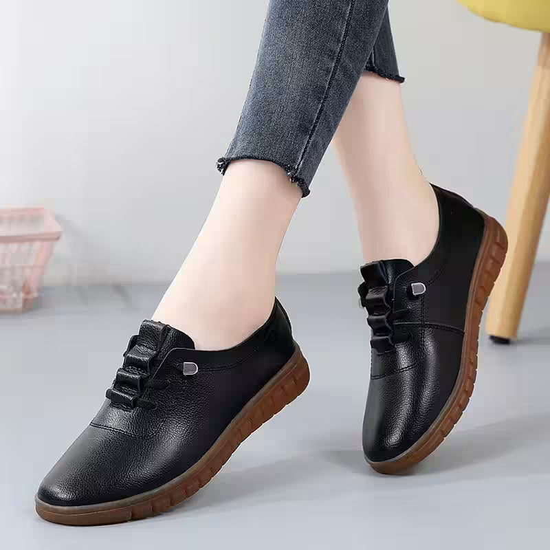 Shoes Spring Autumn Flats Genuine Leather Moccasins - Additional View 2