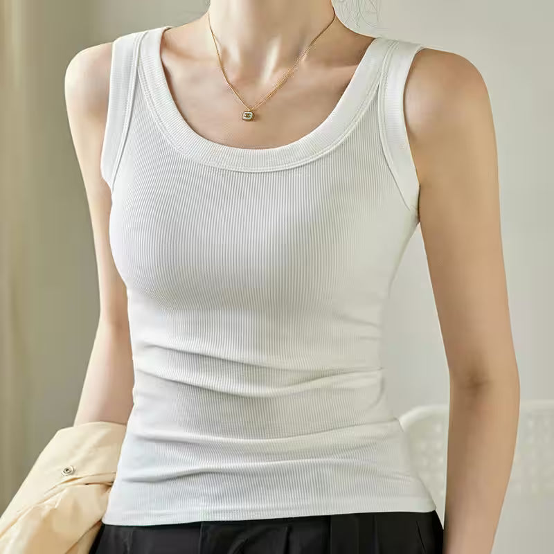Top Plus Size Layering Tank Tops Basic Fashion - Additional View 6