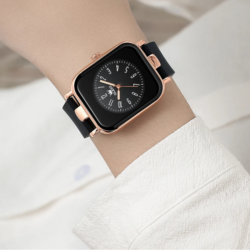 Wristwatch Original Waterproof Silicone Strap Luminous Hands  Style