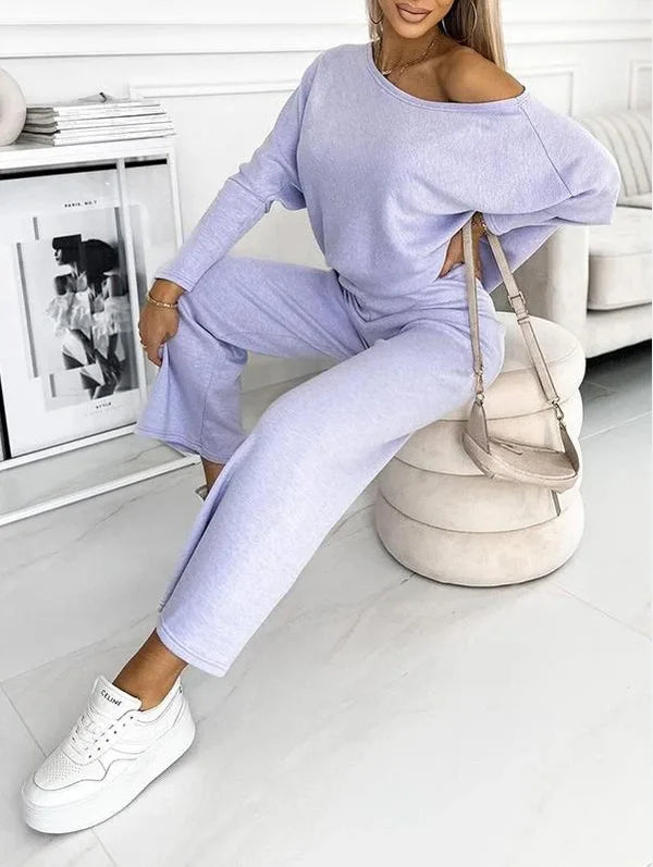 Top + Loose Wide Leg Two-piece Set