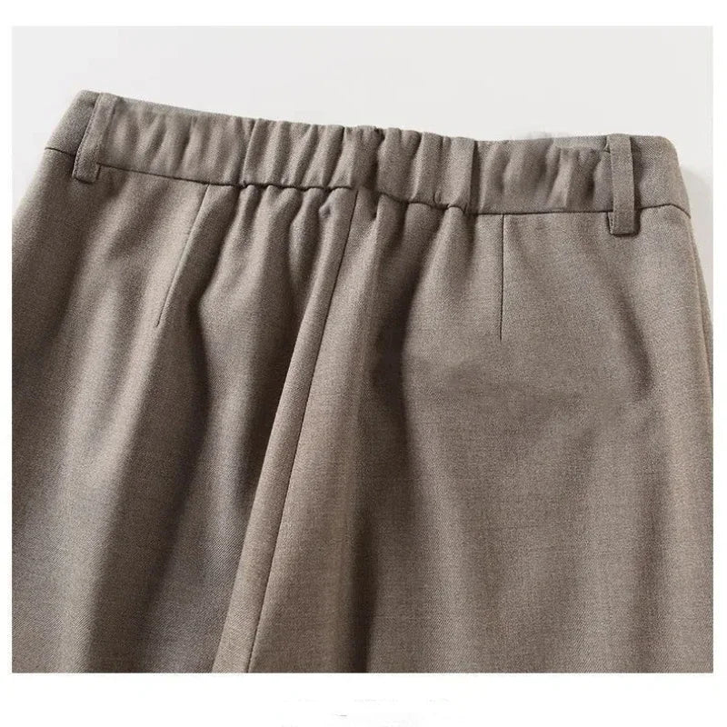 Spring Autumn Pencil Trousers Trouser Suits Vintage
