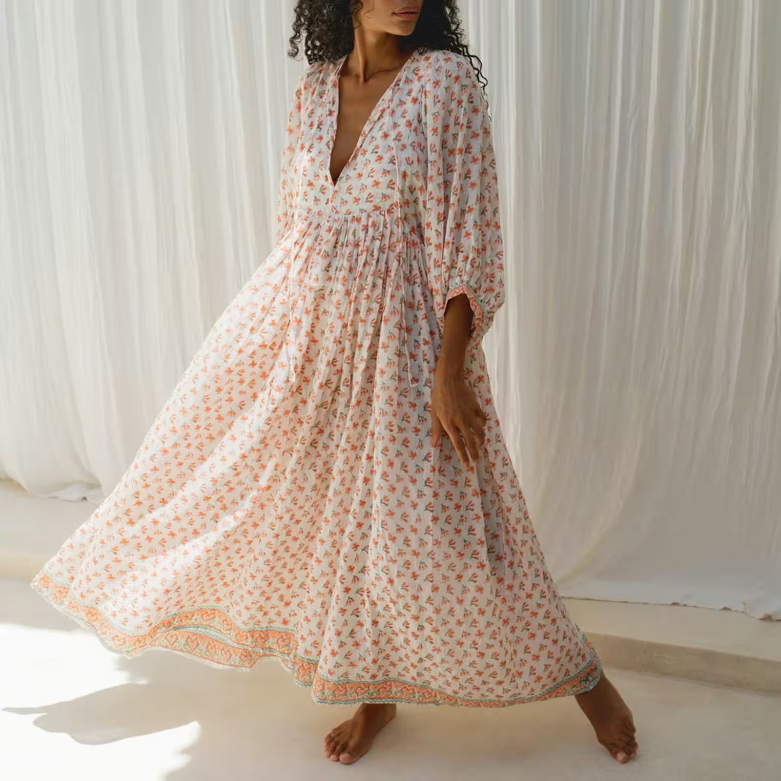 Floral Boho Maxi Dress