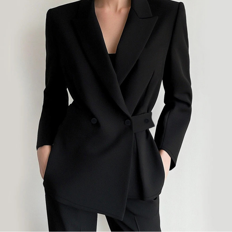 Long Sleeve Shawl Collar Office Lady Blazers