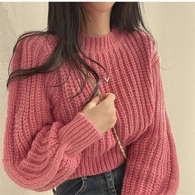 Sweater Knitwear Soft Warm Tops Chic