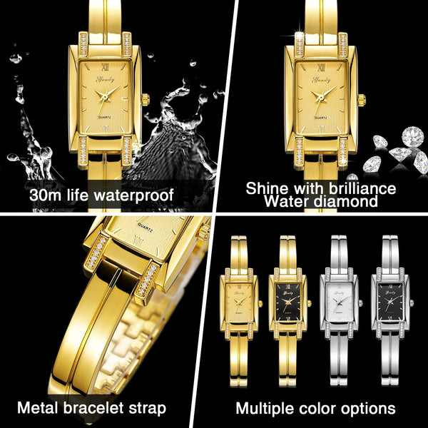 Square Diamond Water Proof Quartz Watches